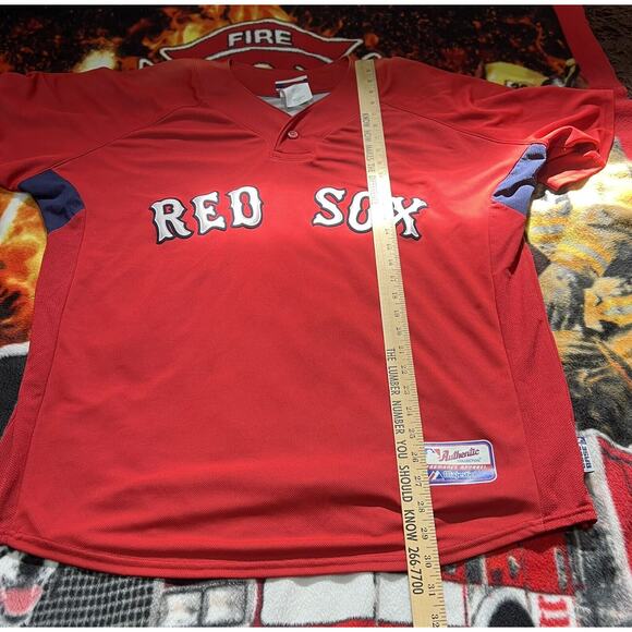 Majestic Jersey MLB | Boston Red Sox Large No Player On Back Sun Damage - Picture 5 of 11